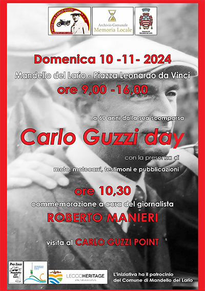 Carlo Guzzi day - domenica 10 novembre 2024 Mandello del Lario